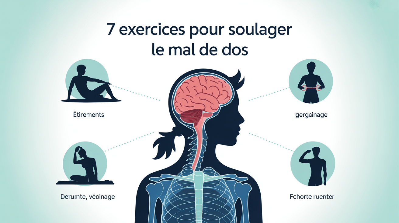 7 exercices pour dire adieu au mal de dos visuel colonne vertébrale