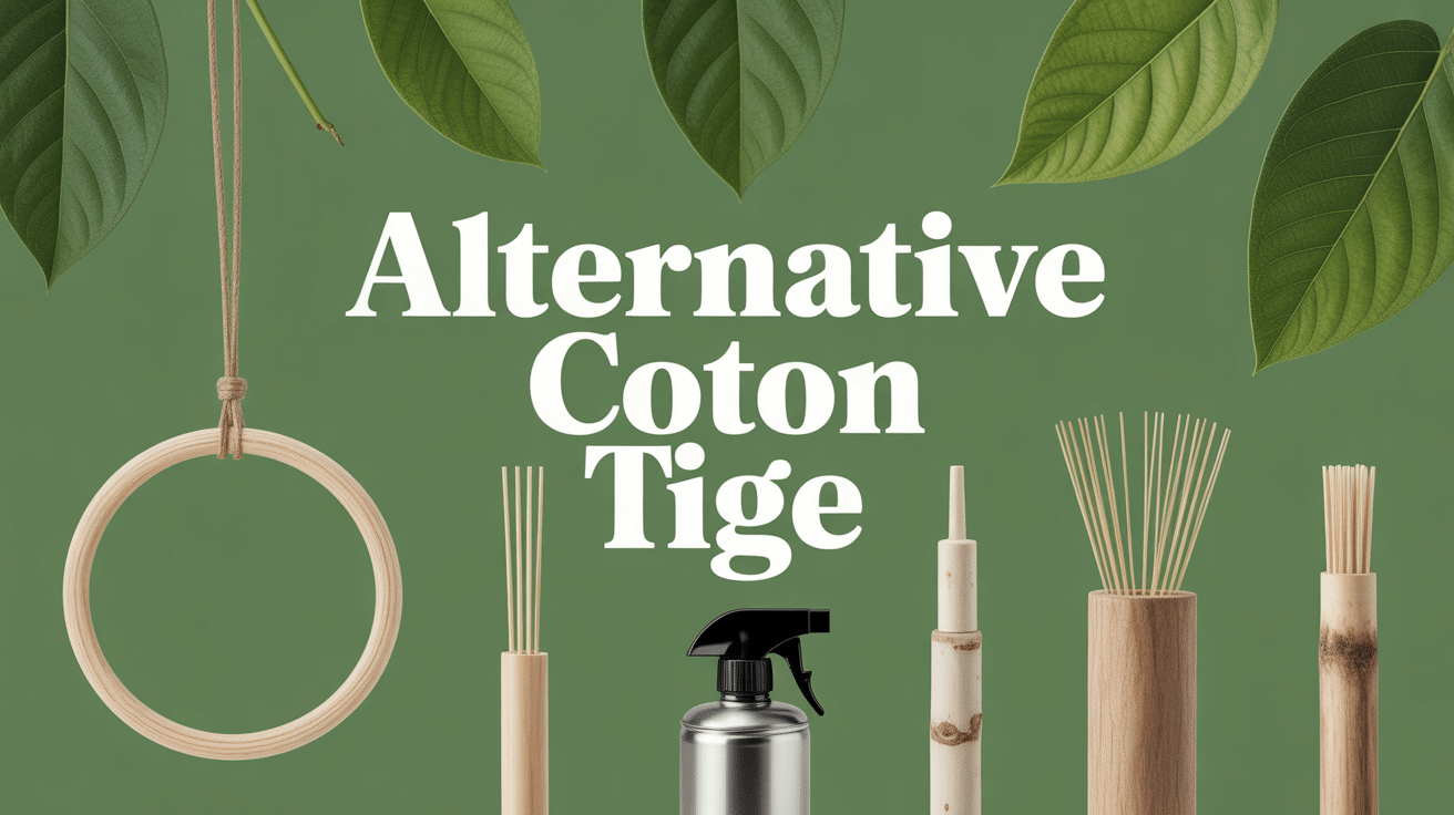 Alternative coton tige oriculi cure-oreille spray écologique