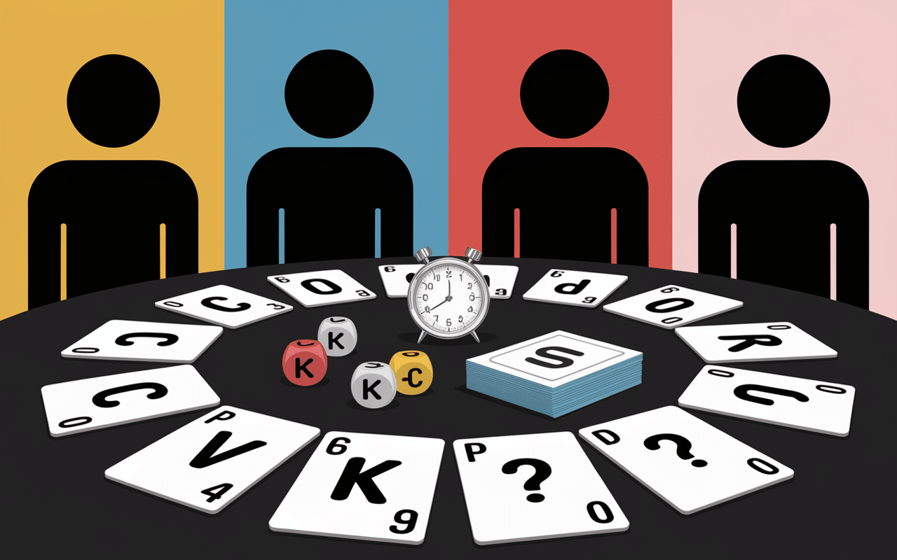 Jeu société lettre k partie du corps en k