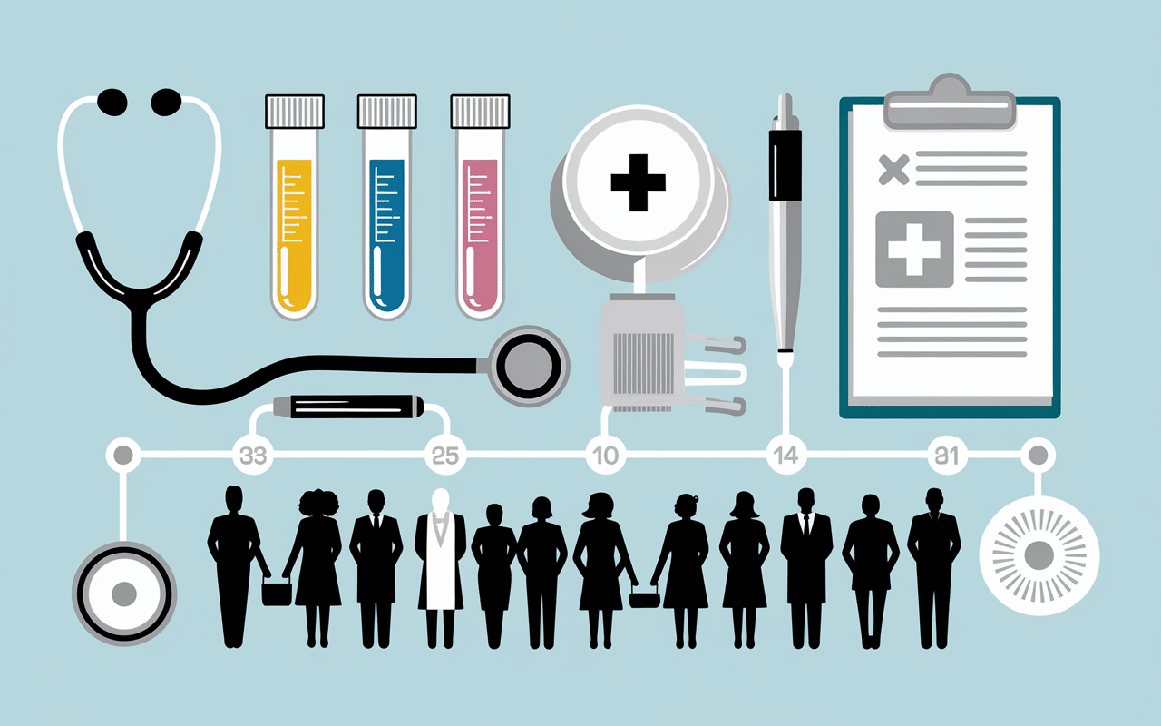 Infographie étapes diagnostic atdn santé