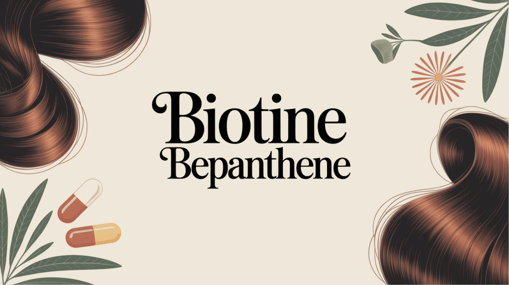 biotine bepanthene cheveux brillants capsules