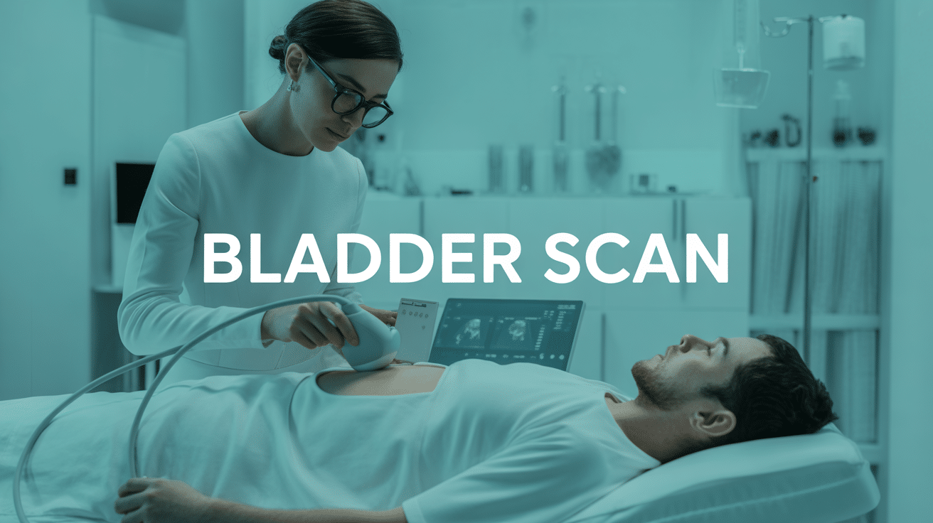 Bladder scan examen echographique professionnel