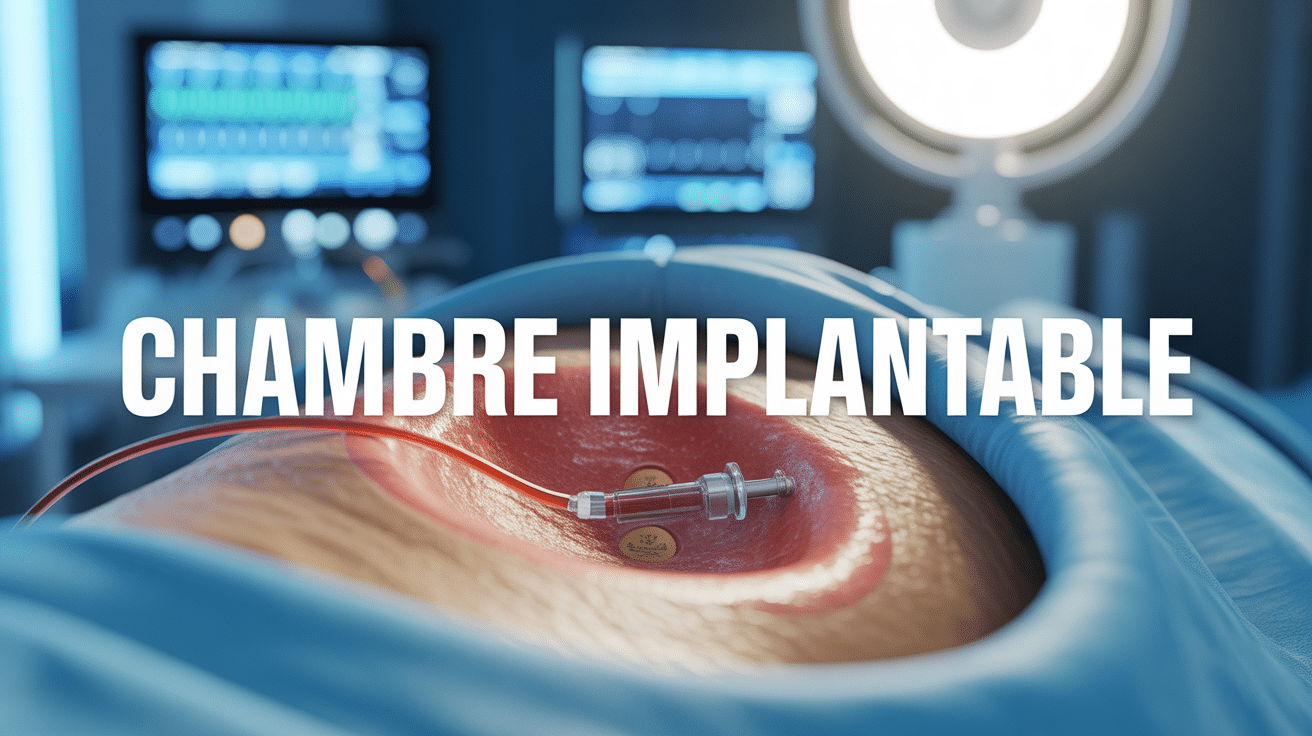 Image chambre implantable sous-cutanée dispositif