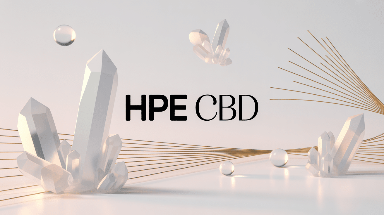 hpe cbd illustration cristaux pureté