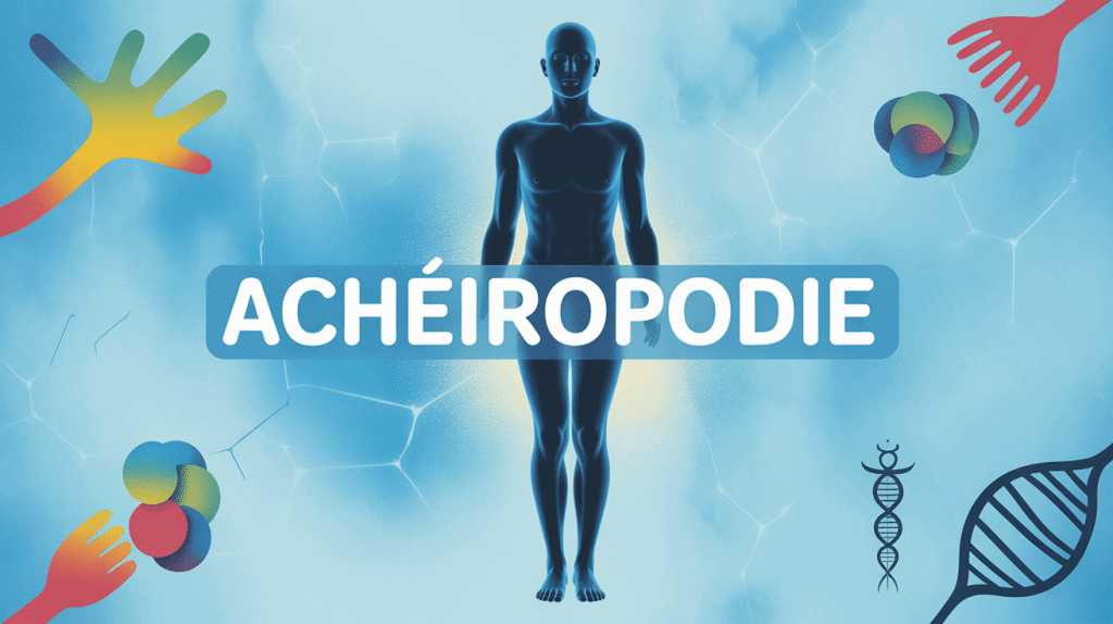 maladie génétique acheiropodie sante2fer ADN silhouette absence mains pieds