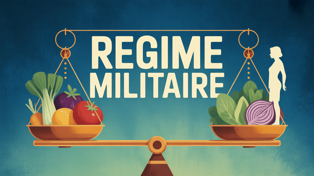 Balance et silhouette menu régime militaire perdre 8 kilos en 1 semaine