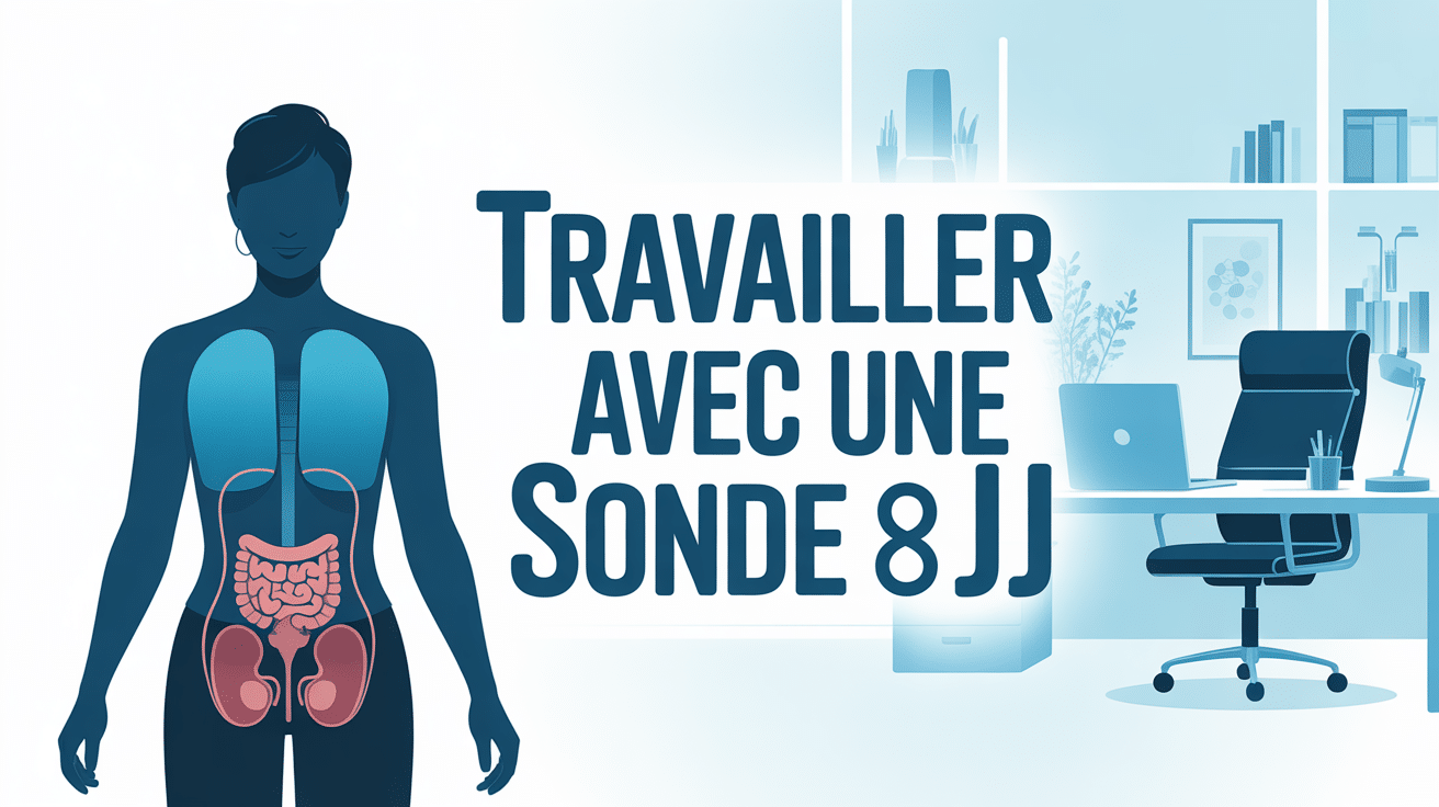 peut-on travailler avec une sonde jj illustration système urinaire au travail