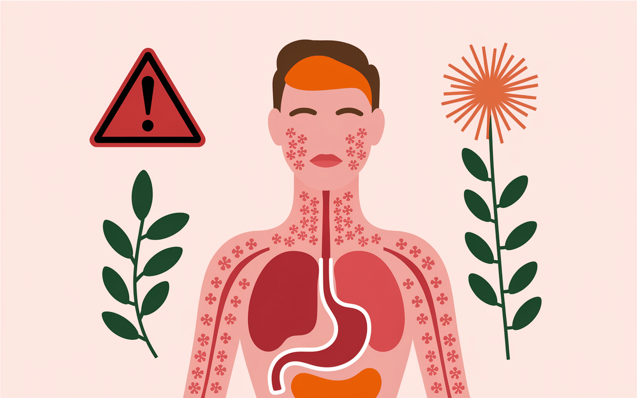 Effets secondaires achillée millefeuille danger silhouette humaine