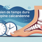 Combien de temps dure une épine calcanéenne vue en coupe du pied