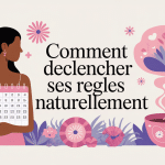 Silhouette feminine avec calendrier comment declencher les regles