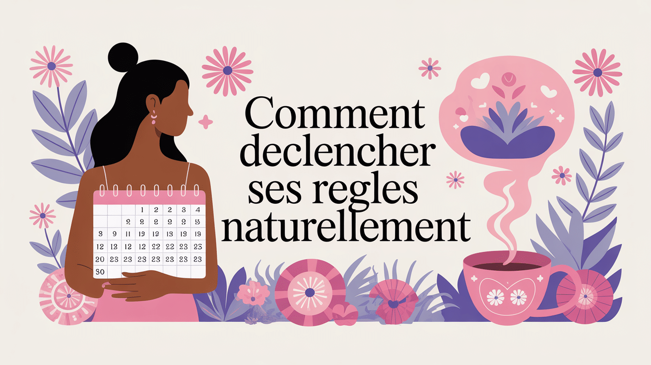 Silhouette feminine avec calendrier comment declencher les regles