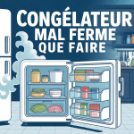 Illustration congélateur mal fermé faut il tout jeter cuisine