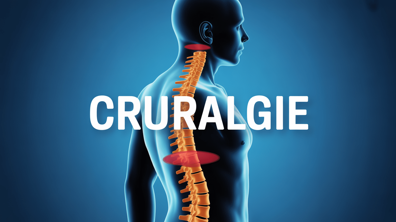 Cruralgie mouvements à éviter illustration nerf crural zones sensibles