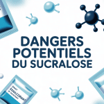 Dangers sucralose illustration sachets molécules