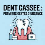 Dent cassée que faire en attendant le dentiste illustration premiers gestes