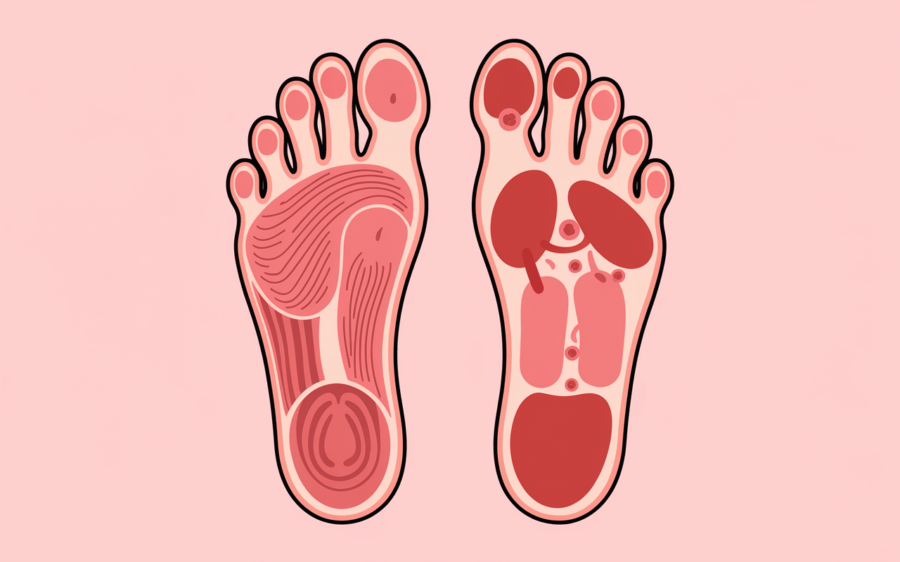 causes signes douleur au talon cancer comparatif