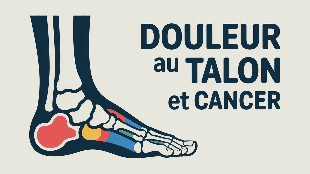 coupe anatomie talon douleur au talon cancer
