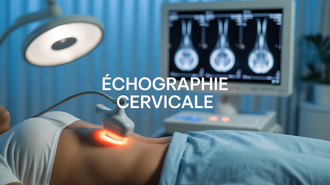 Sonde echographie cervicale patient cabinet medical