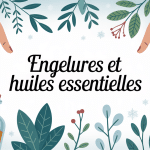 illustration engelure huile essentielle mains pieds flacons plantes