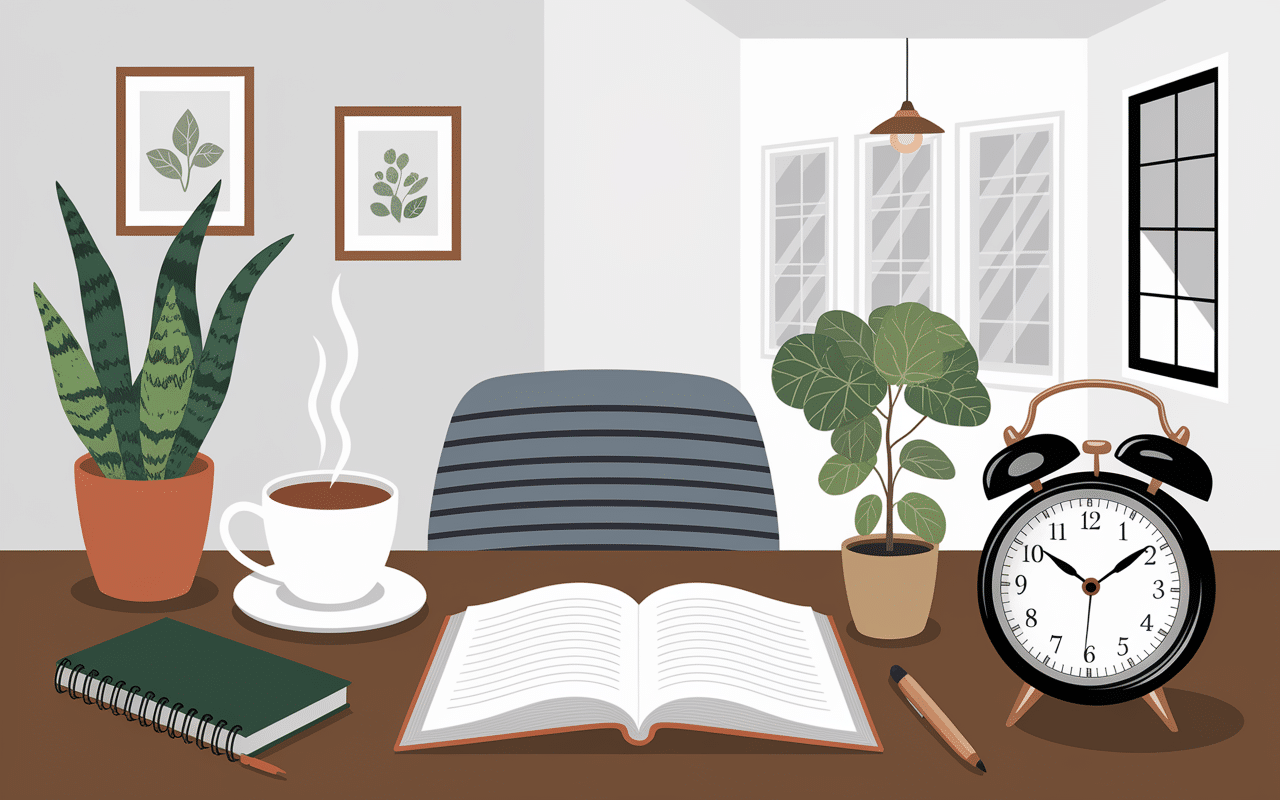 Être serein équilibre bureau maison