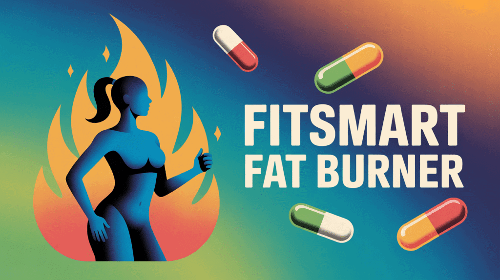 illustration fitsmart fat burner silhouette transformation