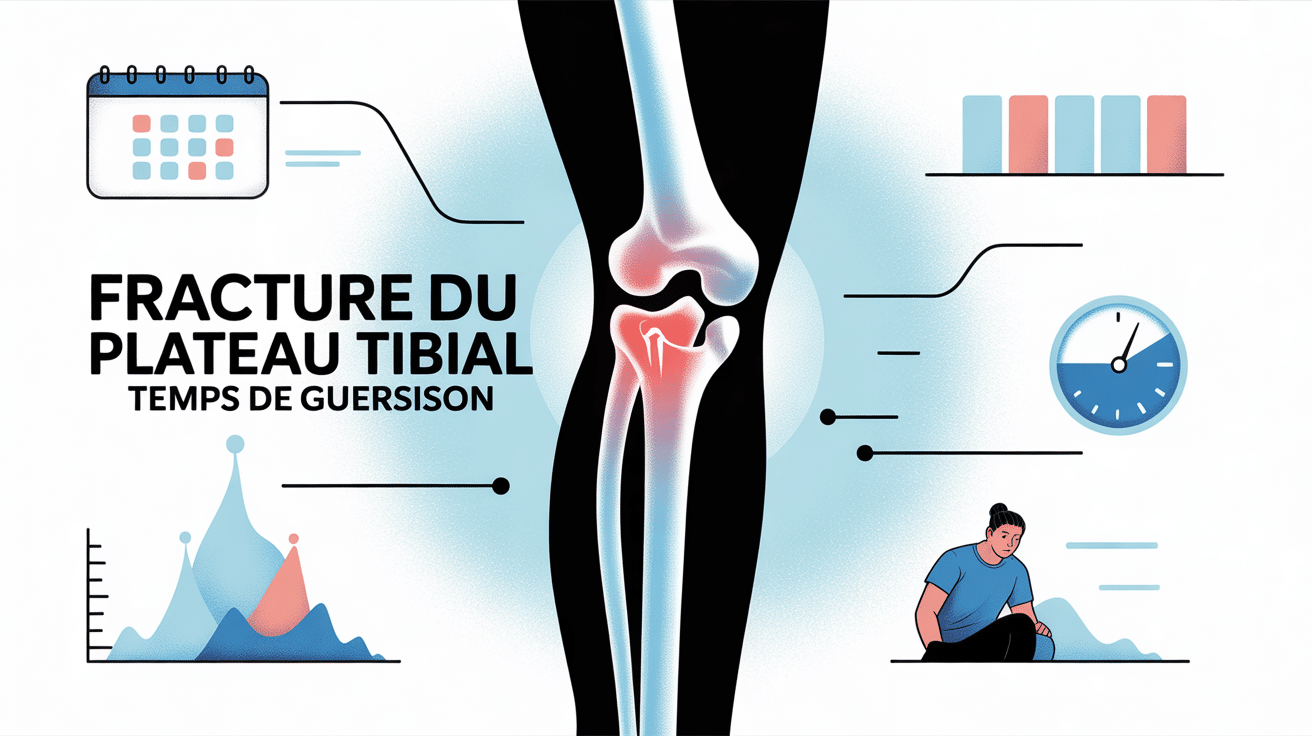 Infographie fracture plateau tibial temps de guérison forum