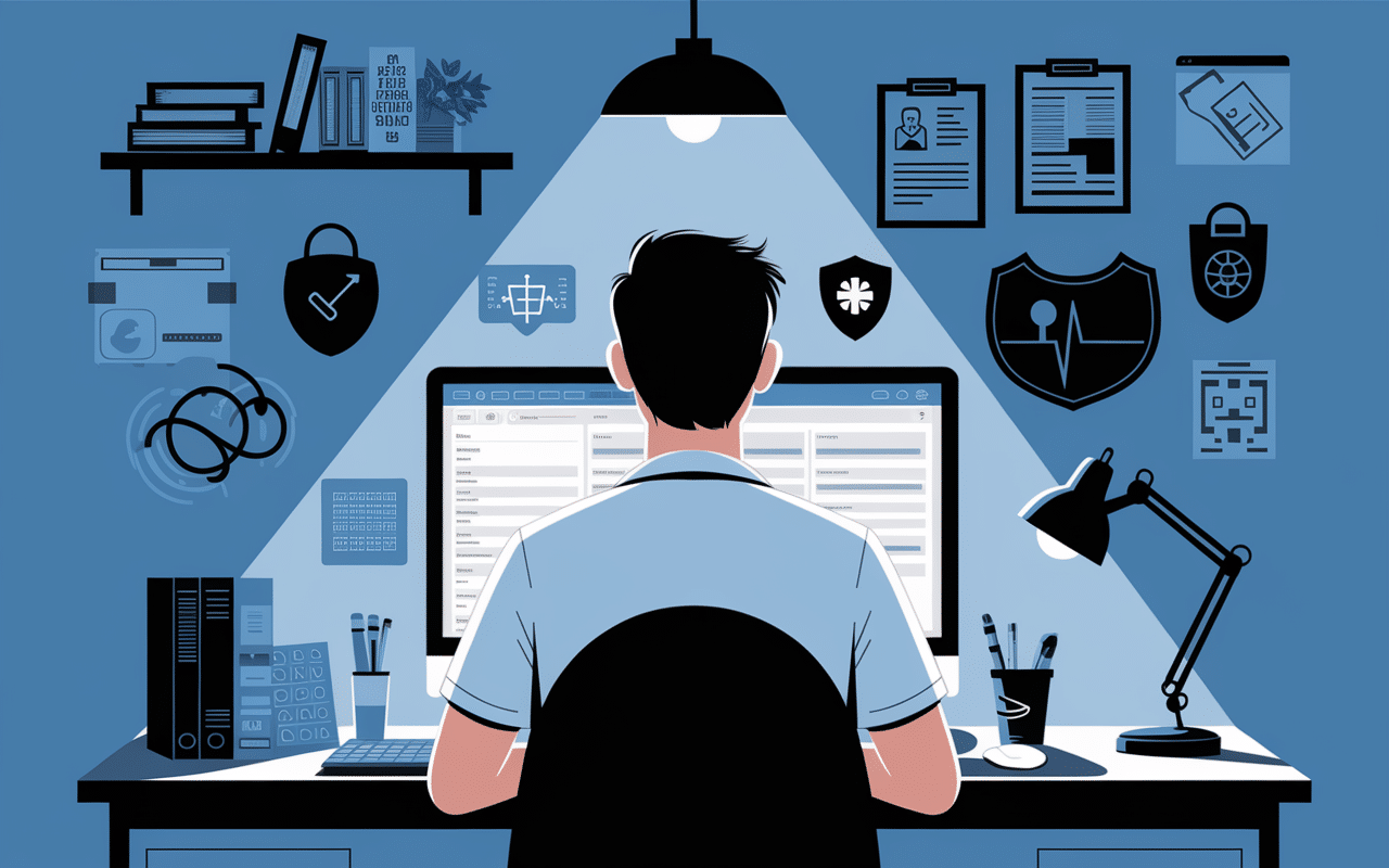 monlogicielmedical médecin utilisant dossier patient sécurisé