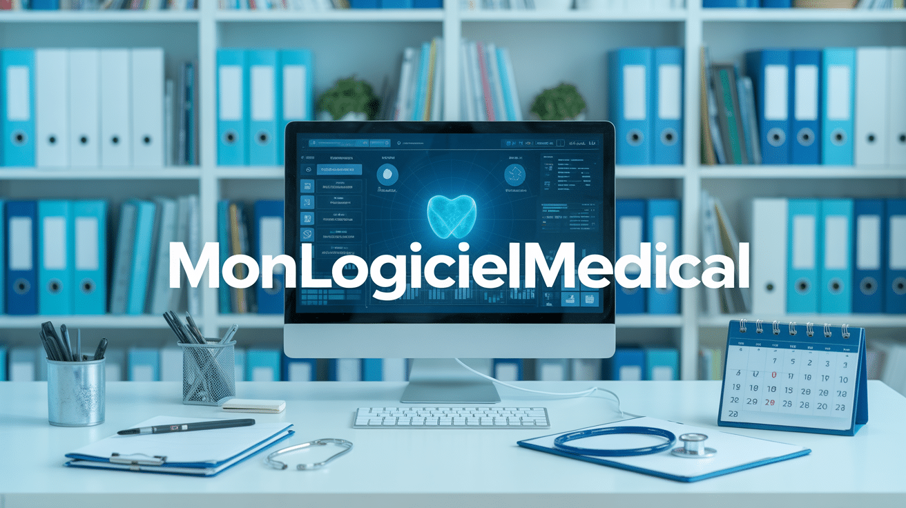 monlogicielmedical interface logiciel médical sur ordinateur cabinet