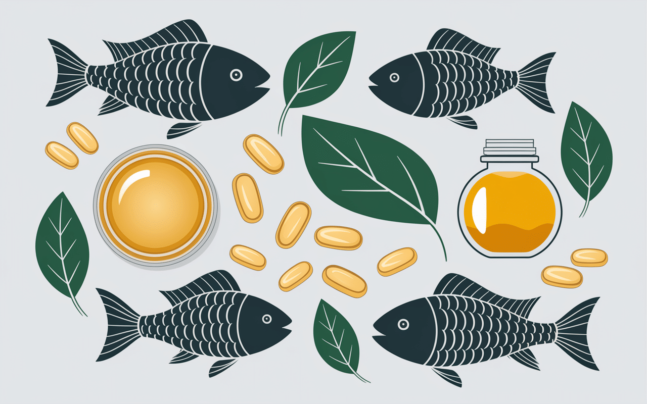 Oméga-3 gélules danger et apport nutritionnel illustration