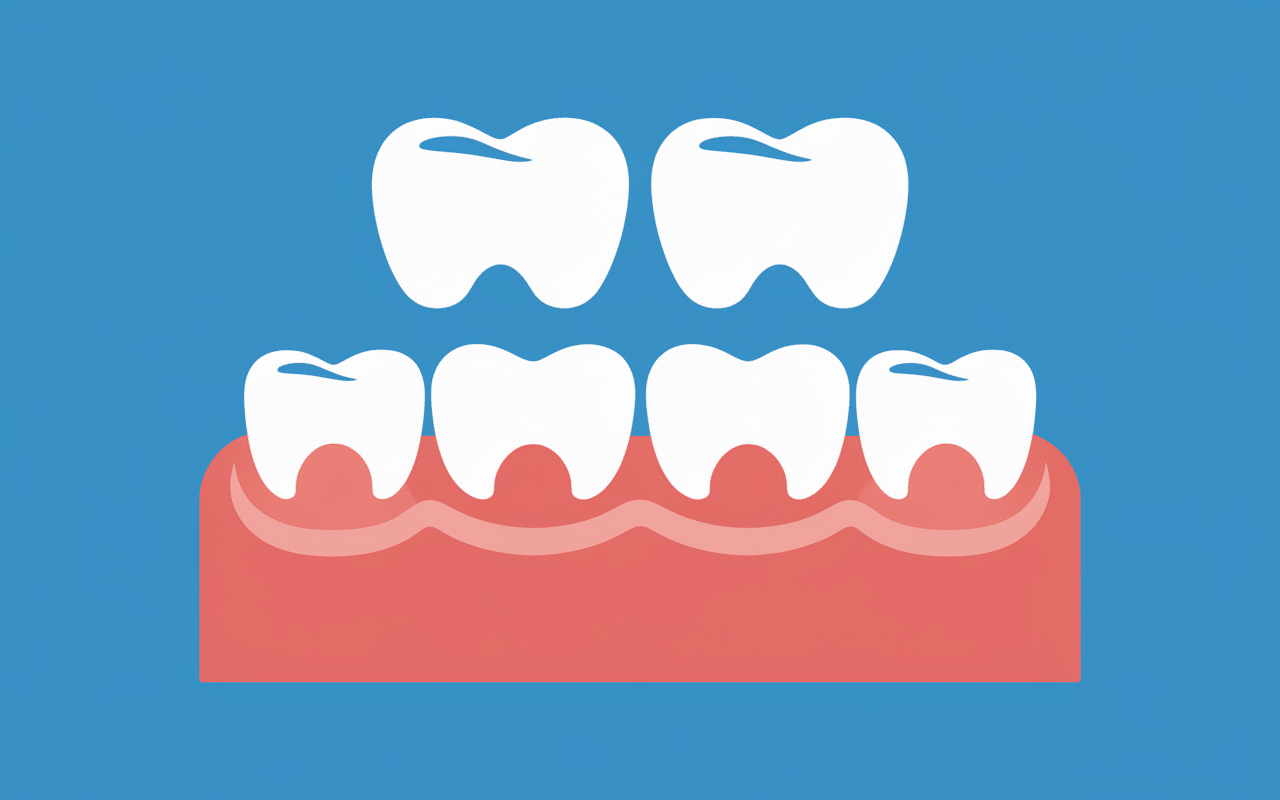 Schéma coupe dent pansement dentaire protection