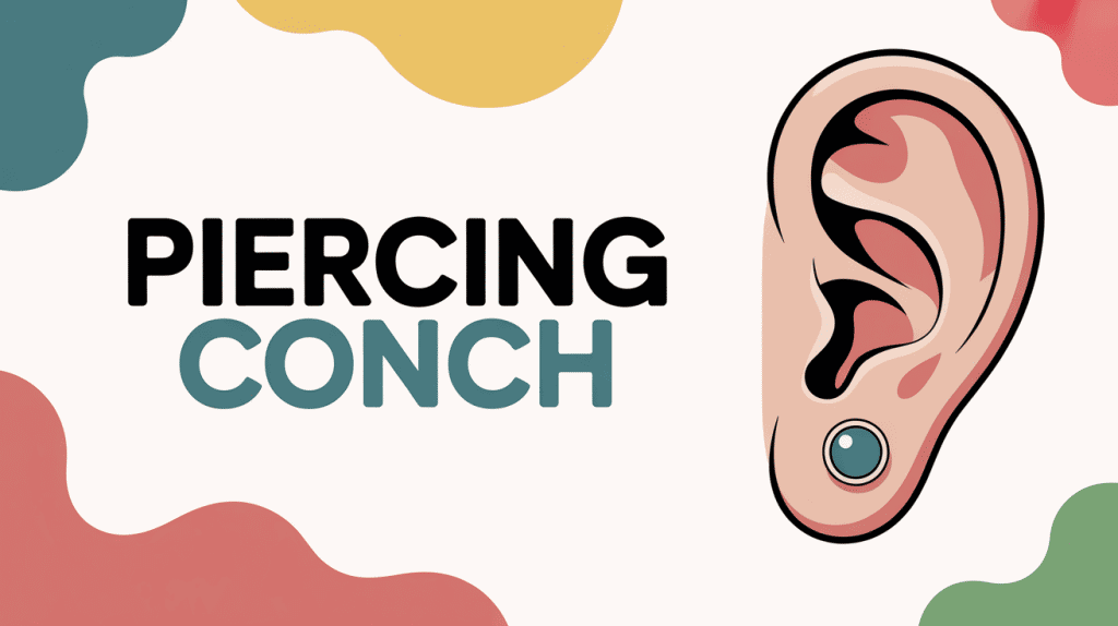 Piercing conch bienfaits oreille humaine bijou elegant