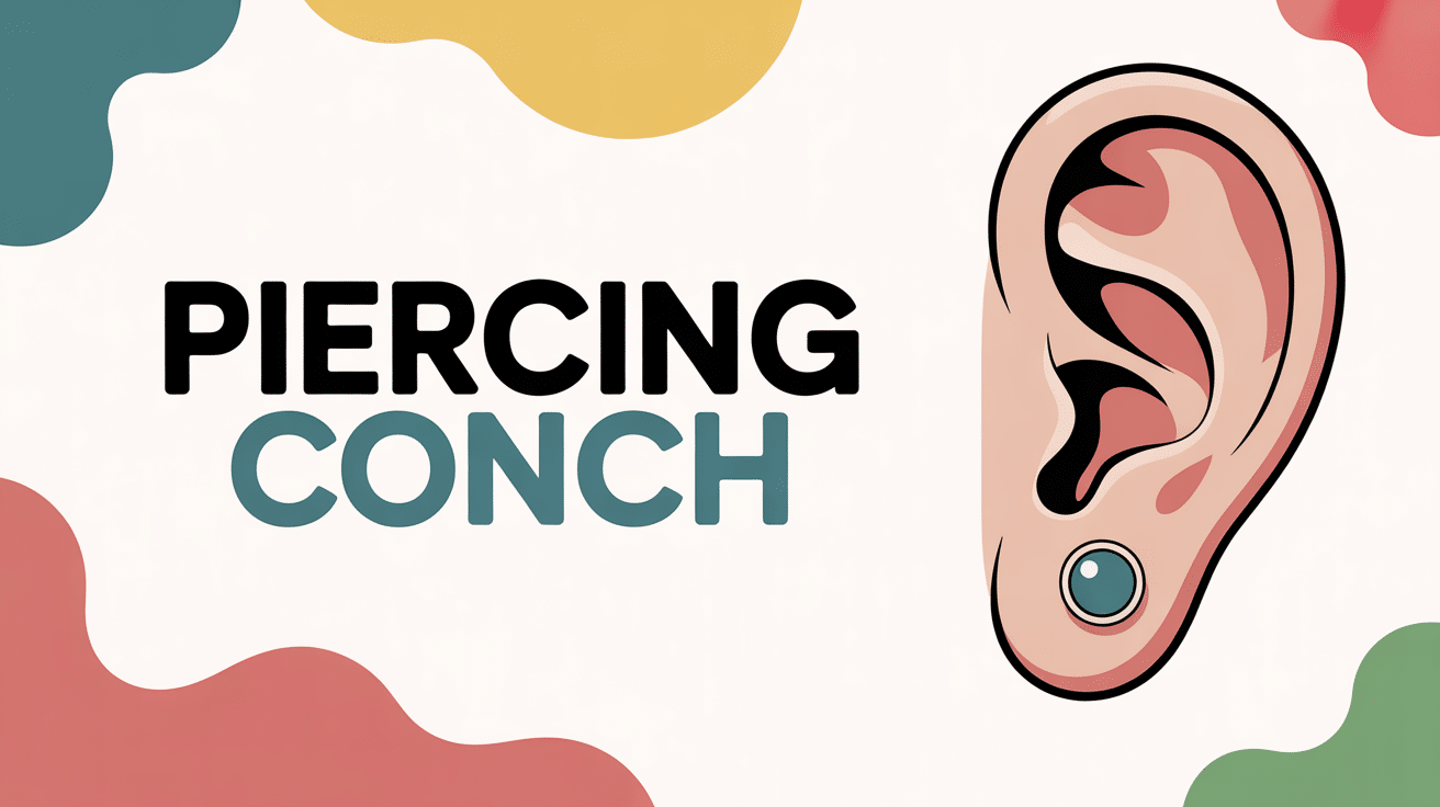 Piercing conch bienfaits oreille humaine bijou elegant