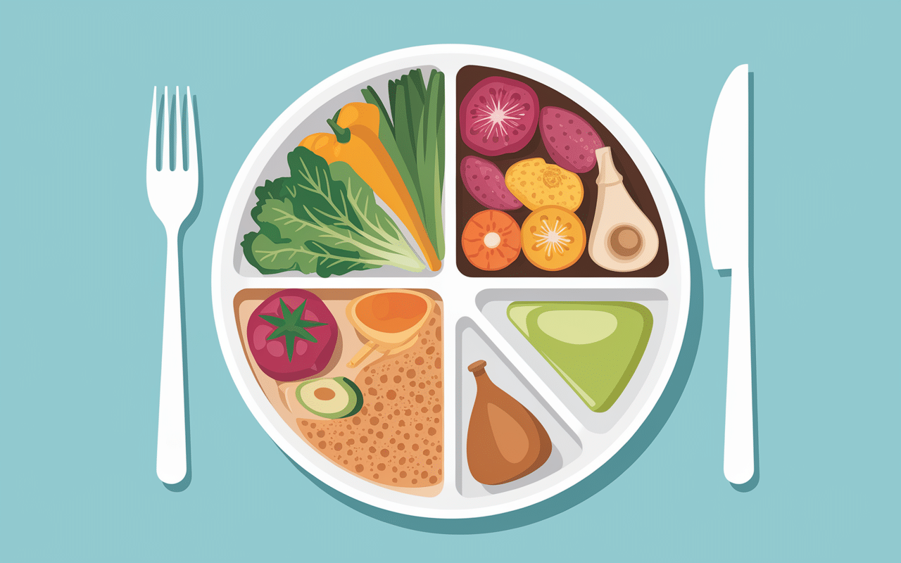 Répartition aliments idéale dans un PDF rééquilibrage alimentaire gratuit