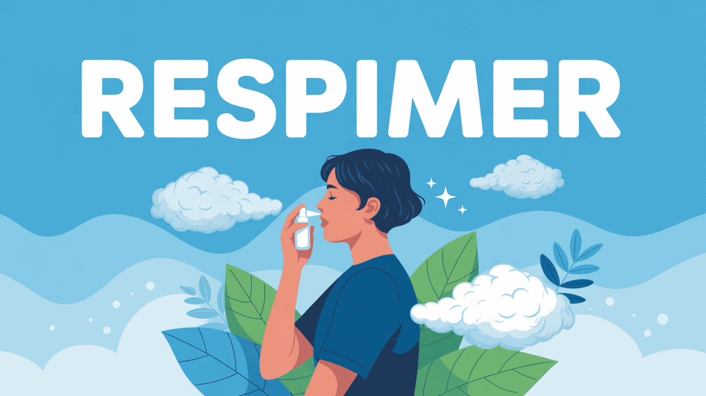 respimer spray nasal illustration respiration