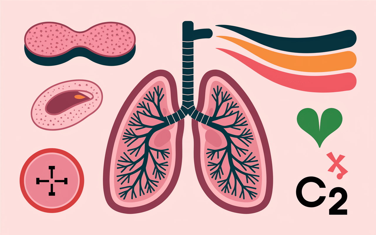 Diagramme respirhacktion systeme respiratoire