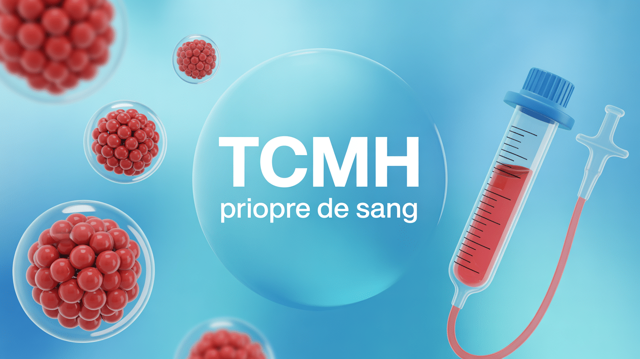 tcmh prise de sang visuel globules rouges seringue