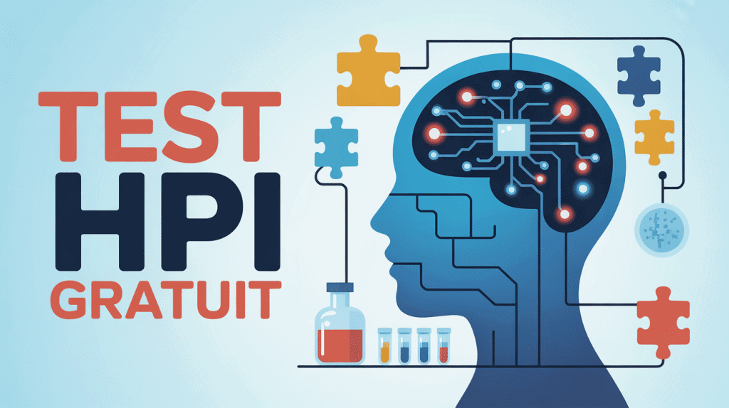 illustration test hpi gratuit colorée
