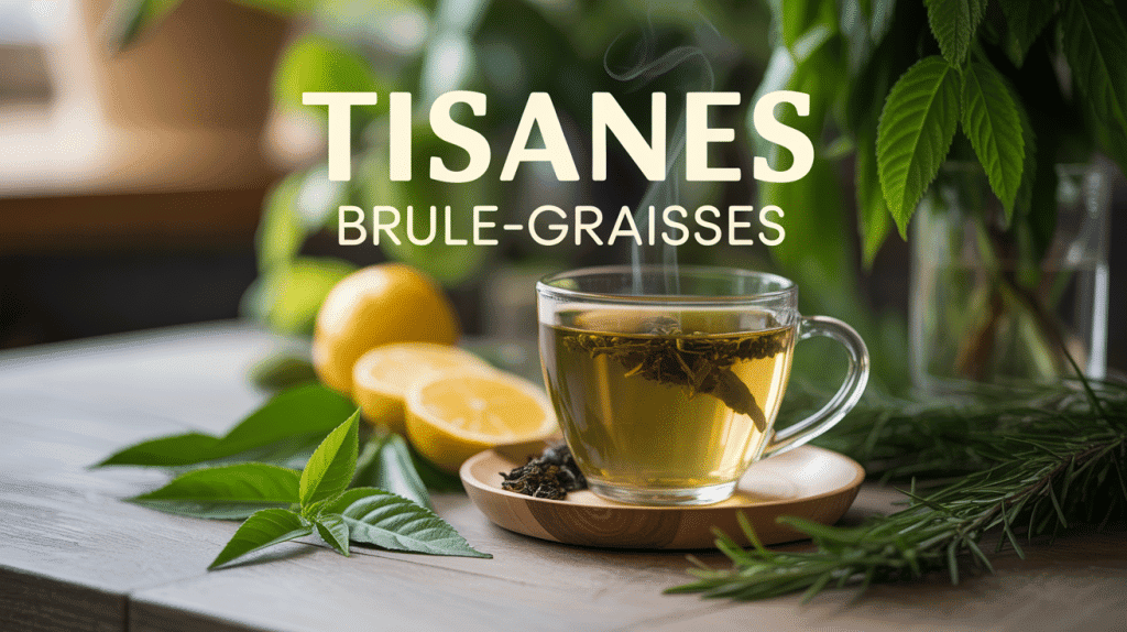 tisane pour bruler les graisses tasse plantes gingembre citron