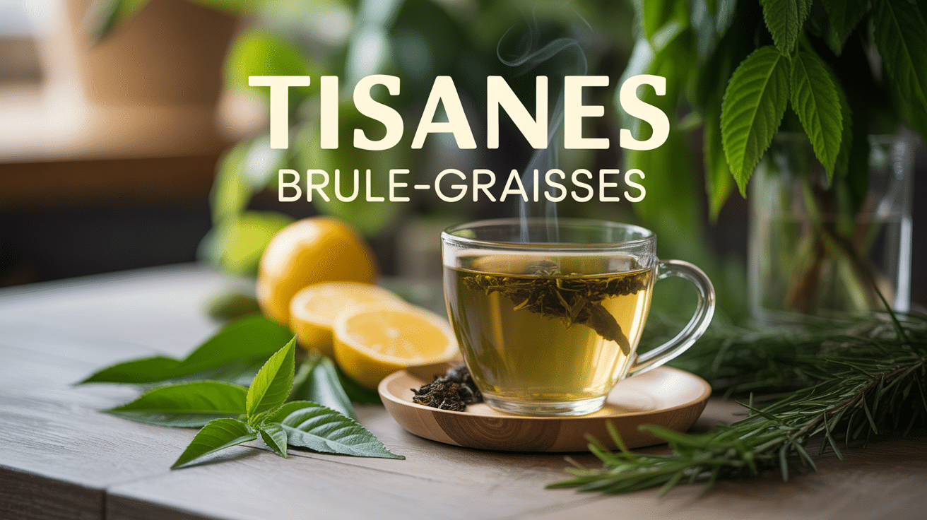 tisane pour bruler les graisses tasse plantes gingembre citron