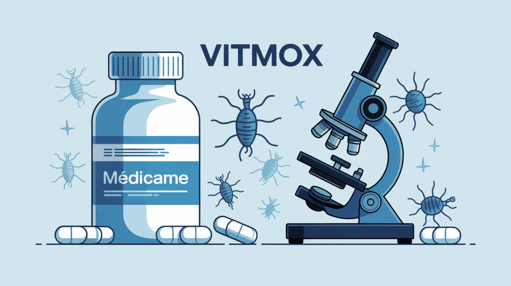 vitmox boîte comprimés parasites intestinaux