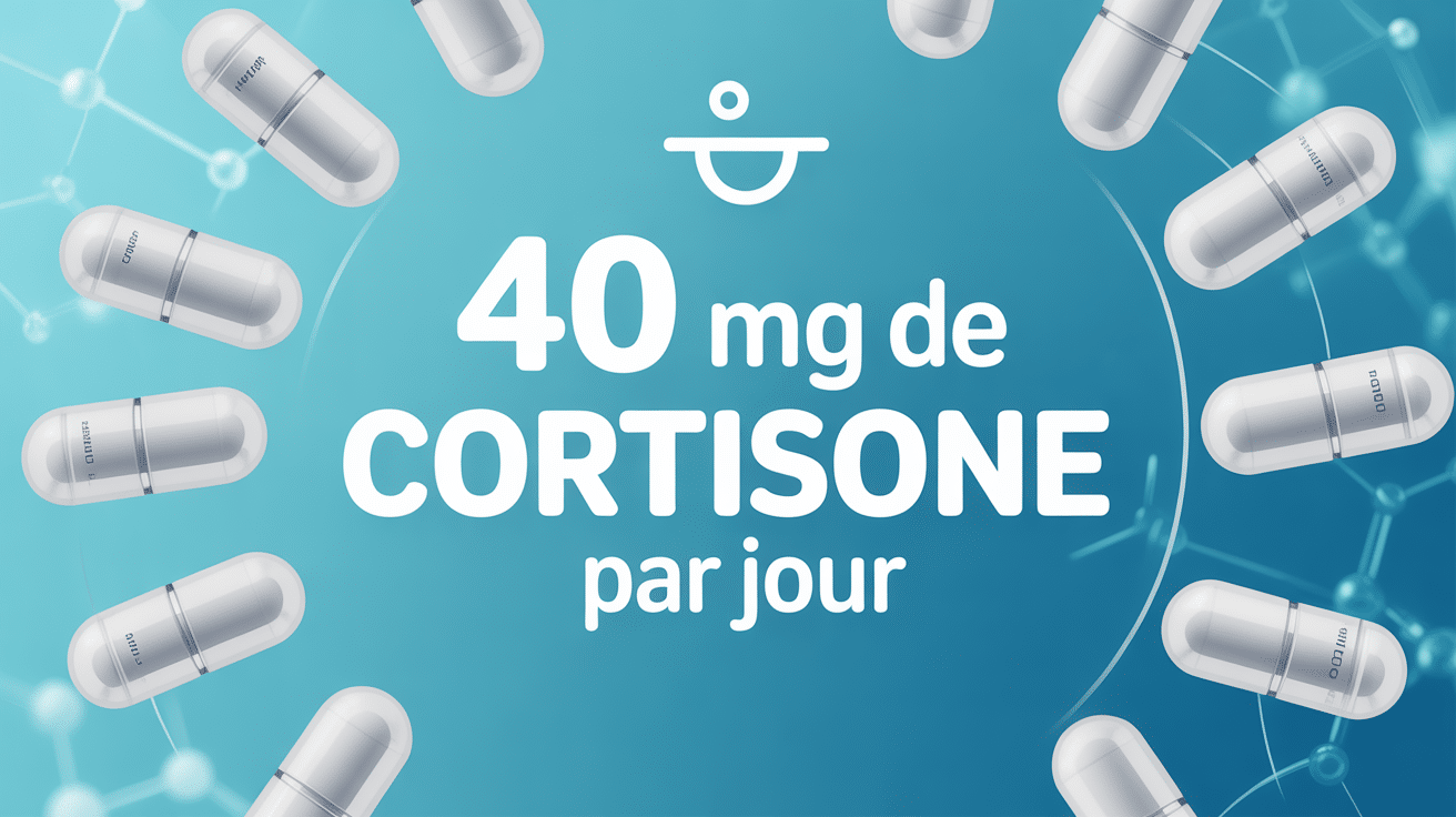 40 mg de cortisone par jour est-ce beaucoup comprimés balance