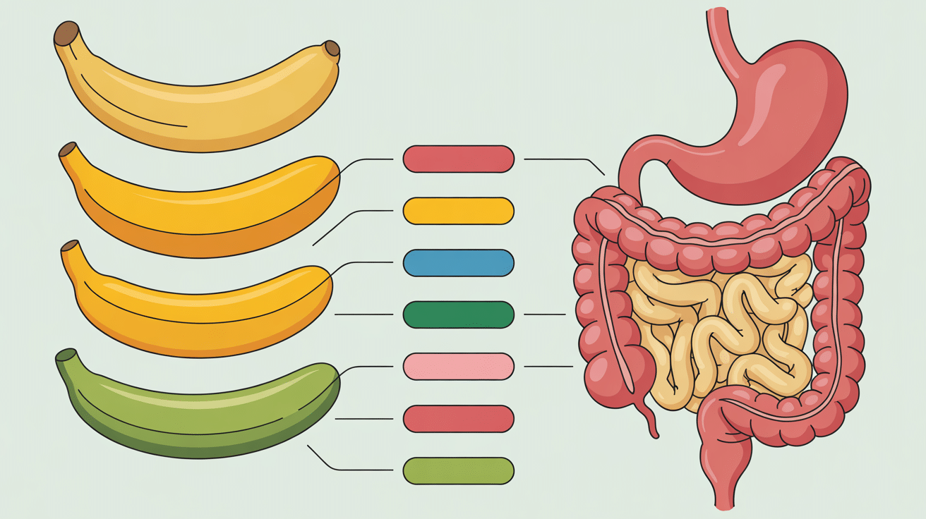 banane constipation effets digestifs maturité
