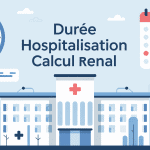 Image hôpital calcul rénal durée hospitalisation