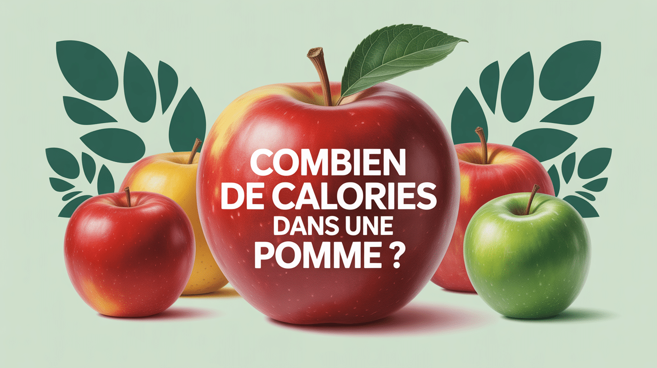 calories pomme image variétés rouges et vertes