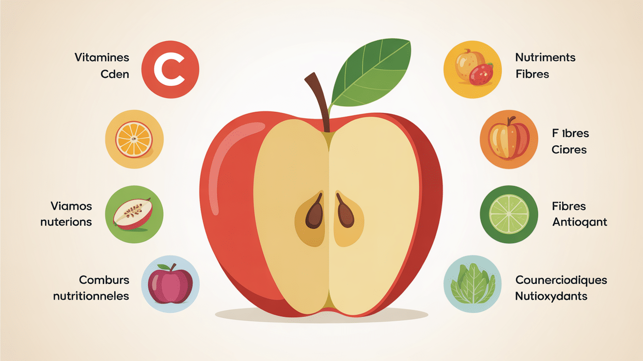 calories pomme nutriments valeurs nutritionnelles