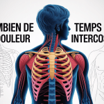 Combien de temps dure une douleur intercostale visuel silhouette anatomique