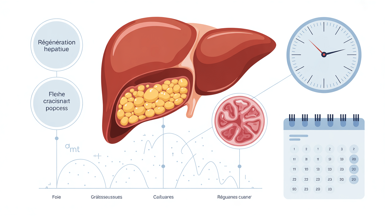 Combien de temps pour guérir d'une stéatose hépatique régénération foie