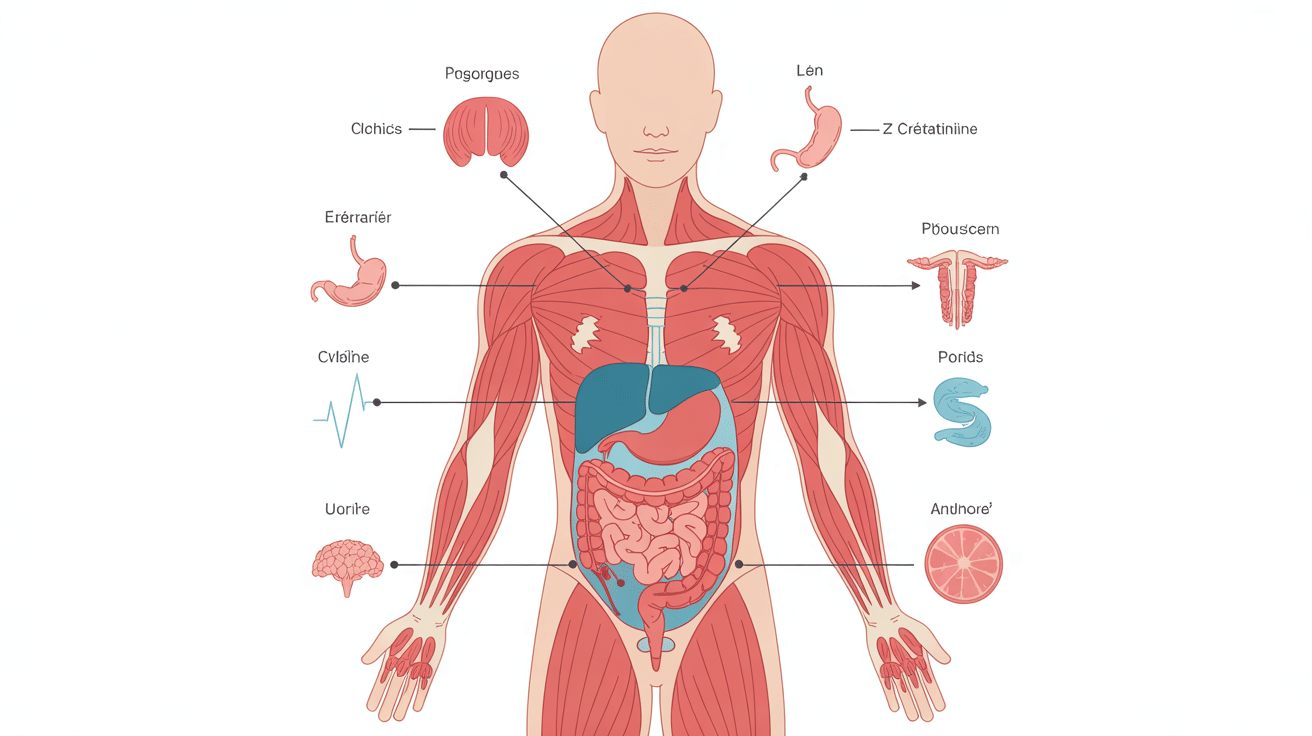 créatinine basse cycle muscles reins