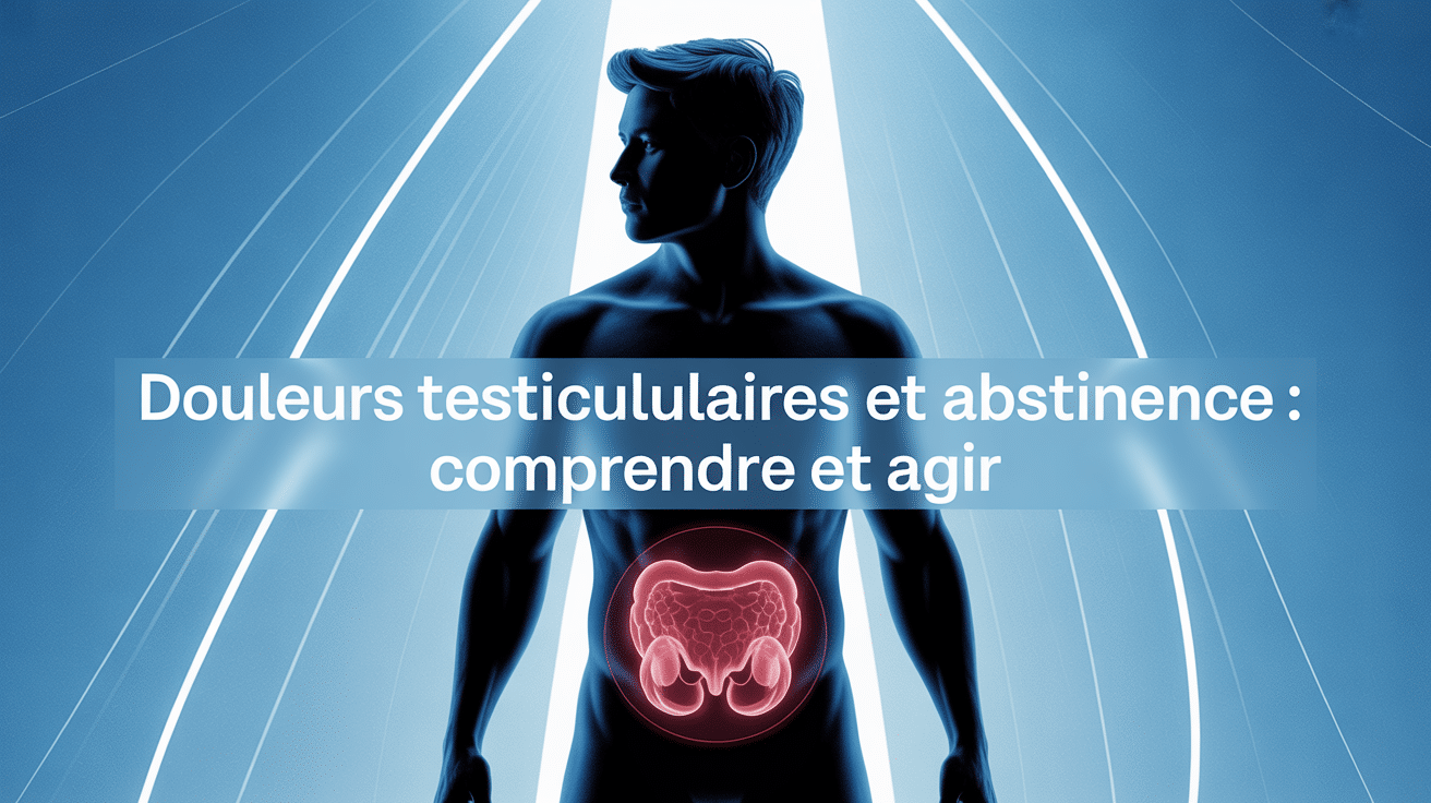 illustration douleur testicule manque de rapport