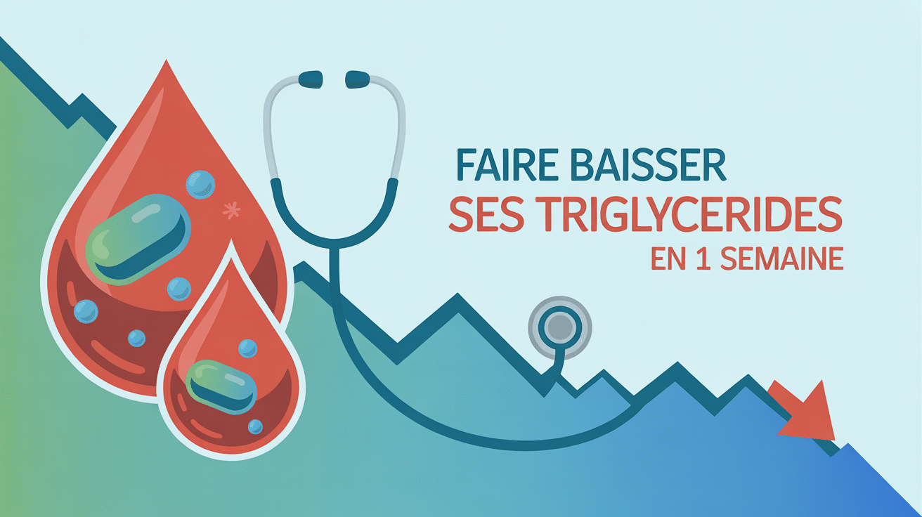 Illustration medicale faire baisser triglycerides en une semaine